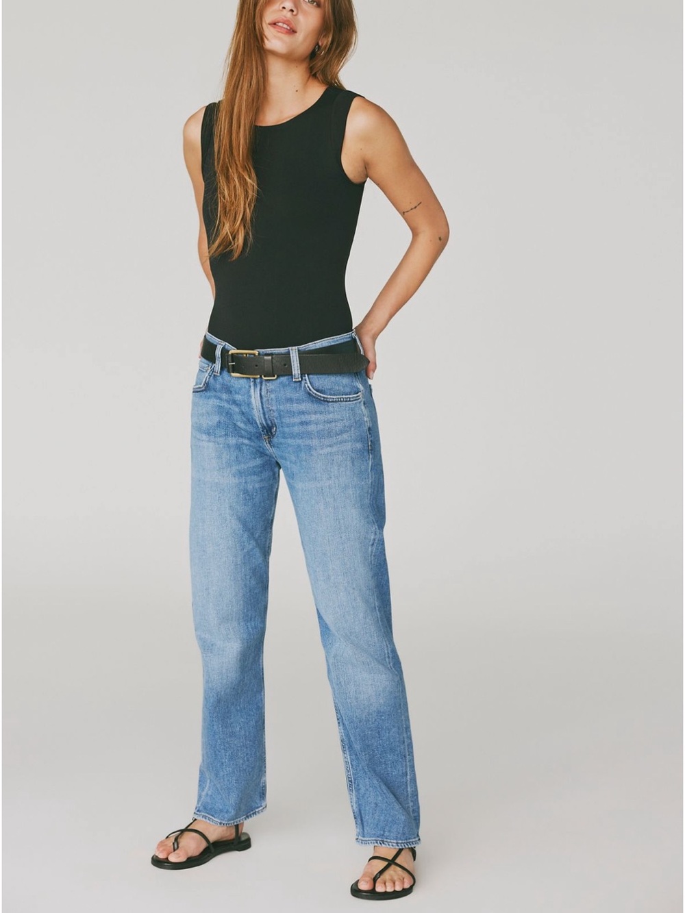 Citizens of Humanity Anissa Low Rise Straight Leg Jean Size 25